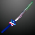 Blank Fiber Optic Stars & Stripes Wand